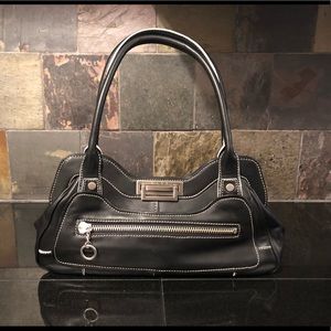 MAXX NY Black mini satchel EUC